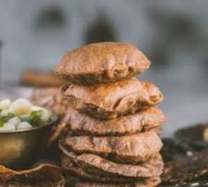 Kuttu Ki Poori - 6 + Aloo cury fasting 