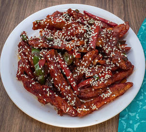 Honey chilli potato