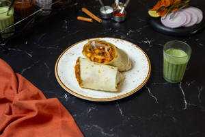 Soya Chaap Tikka Roll
