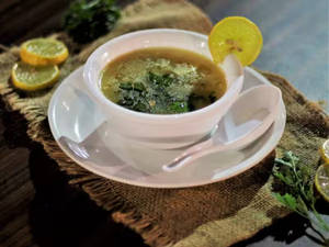 Lemon coriander soup