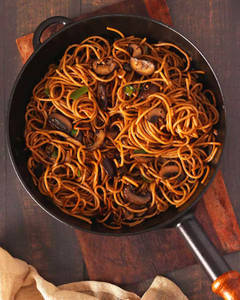 mushroom noodles