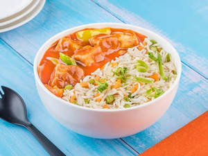 Sriracha Paneer With Veg Fried Rice Bowl