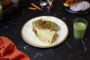 Veg Seekh Kebab Roll