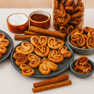 Mini French Heart Cookies