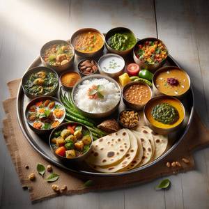Gujarati thali