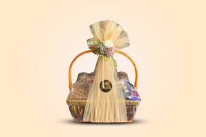 Hamper Of Cookies And Dry Fruits