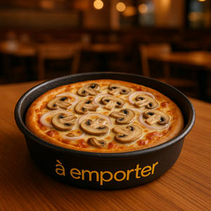 Mushroom Pan Pizza