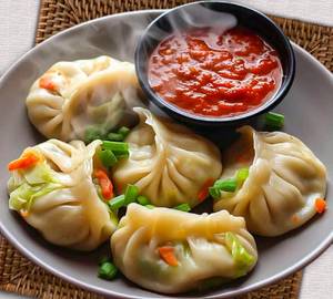 Chicken Momos [Steamed][6 Piece]