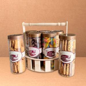 Delicious Basket Of Cookies Hamper
