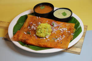 Rava Onion Masala Dosa