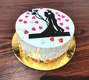 Anniversary Special Love Couple Cake