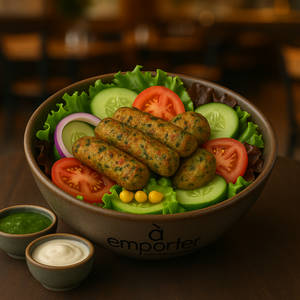 Veg. Seekh Kabab Salad