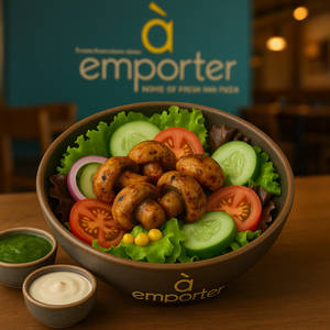 Mashroom Tikka Salad