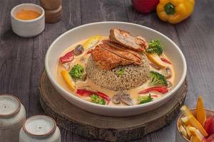 Grilled Chicken With Sautee Vegetables
