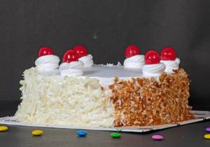 Butterscotch & White Forest Cake