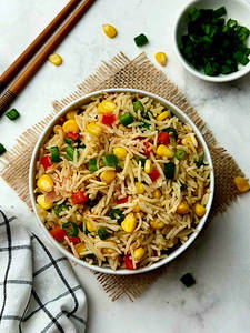 Corn Garlic Rice