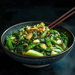 Stir Fried Asian Greens