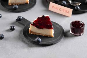 Blueberry Cheese Cake Slice