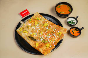 Rava Vegetable Paneer Dosa