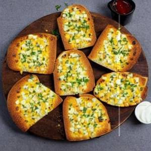 Corn garlic bread
