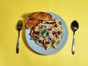 Parmesan Alfredo Chicken Penne Pasta