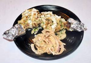 Stuffed Tangadi Kabab