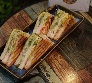 Vegetable Club Sandwich