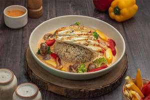 Grilled Paneer With Sautee Vegetables