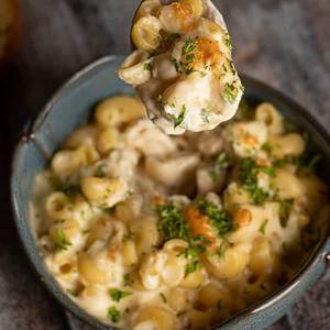 Veg Baked Mac And Cheese Pasta