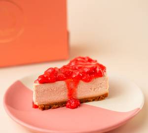 Cold strawberry Cheesecake (Vegan, Sugar Free)