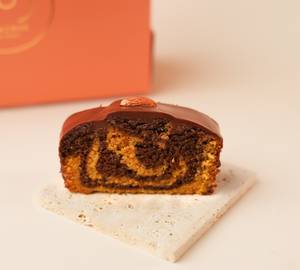 Vegan Refined Sugar Free Orange Chocolate Teacake Slice