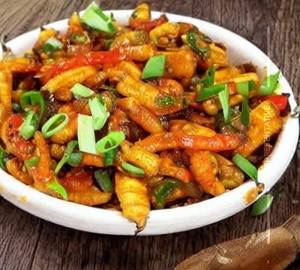 Baby corn chilli crispy