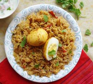 Egg biryani