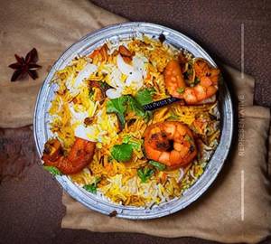 Prawns Fry Piece Biryani 