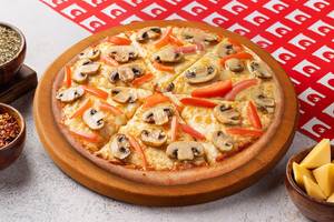 Magic Mushroom Thin Crust Pizza