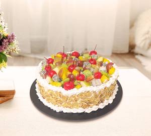 Fruit Burst Almond Cake
