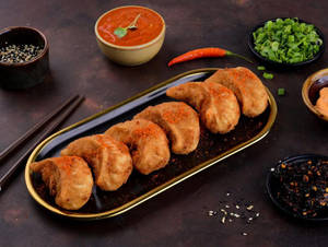 Chicken Fried Momos [ 6 Pcs ]