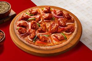 Signature Korean Chicken Thin Crust Pizza