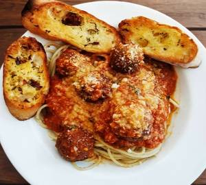 Meatballs (mutton) Spaghetti