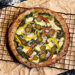 Gluten Free Pesto Classically Pizza