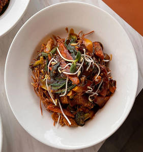 Chicken Pan Fried Noodle Combo