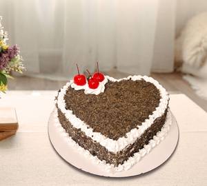 Black Forest Heart Shape