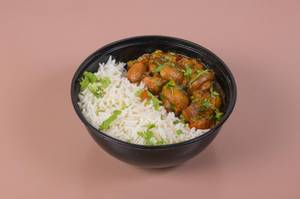 Mushroom Masala Rice Bowl