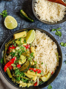 Green Curry Rice Bowl