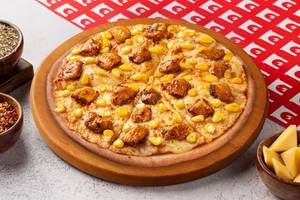 Golden Chicken Delight Thin Crust Pizza