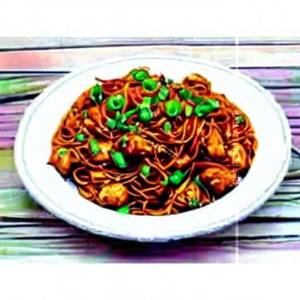 Chicken Manchurian Noodles
