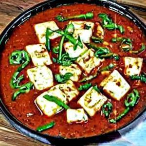 Jain chilli paneer gravy