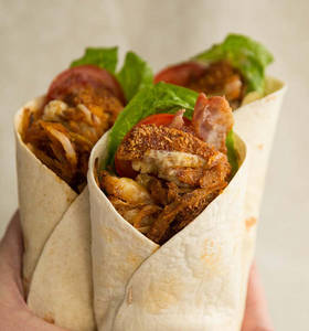 Chicken Kuboos Wrap