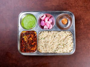 Dal Tadka Rice Thali