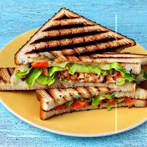 Grilled Plain Veg Sandwich 